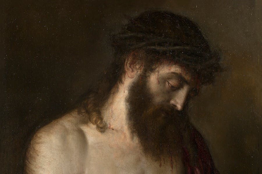 Ecce Homo (detalle; 1547), Tiziano. Museo Nacional del Prado, Madrid.