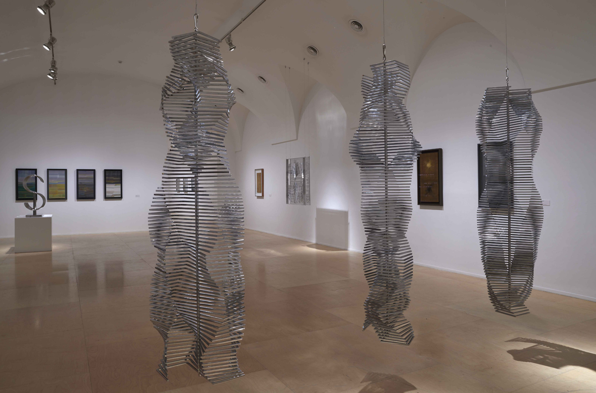 Eusebio Sempere en el Museo Reina Sofía.