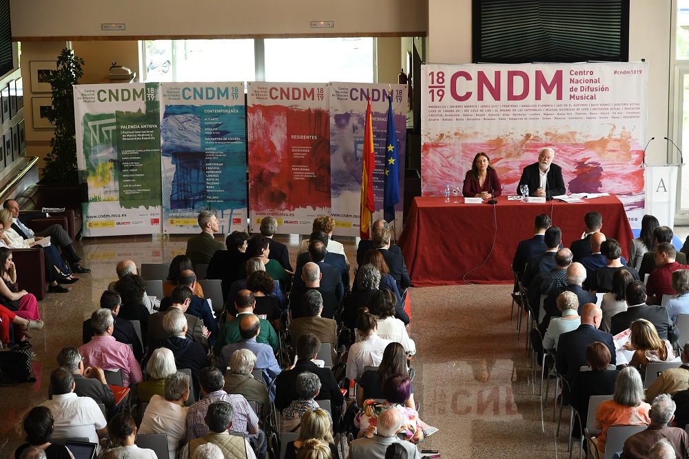 Presentación de la temporada del CNDM. Foto: Rafa Martín.