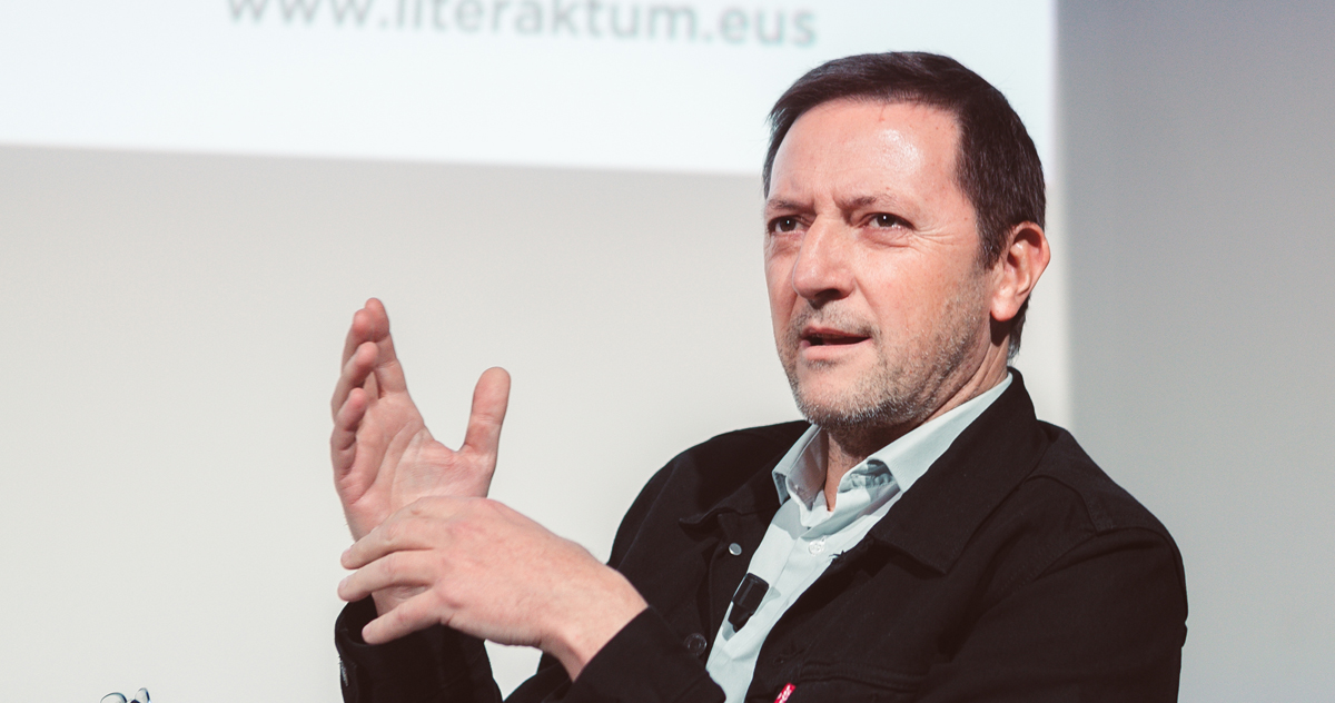 Ignacio Martínez de Pisón. Literaktum 17 Tabakalera Argazkilaria/fotógrafa: Lorena Otero.