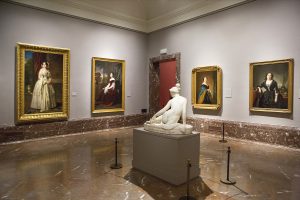 Imagen en la sala 62B de la obra 'Josefa del Águila y Ceballos, luego marquesa de Espeja' de Federico de Madrazo. 1852. © Museo Nacional del Prado.