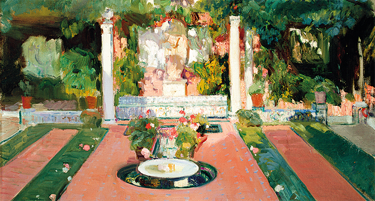 Jardín de la Casa Sorolla, h. 1918. Museo Sorolla, inv. 1235, (detalle).