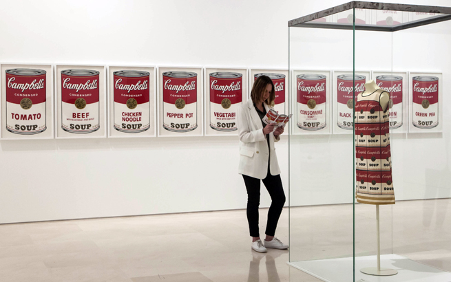 "Warhol. El arte mecanico". Museo Picasso Malaga. © MPM / jesusdominguez.com