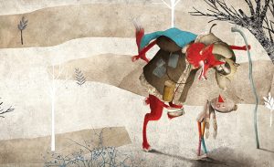 Gabriel Pacheco. Pinocho 2. Ilustración del libro 'Las aventuras de Pinocho', de Carlos Collodi. Nostra Ediciones, México. 2016.