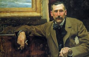 Joaquín Sorolla. Retrato de Benito Pérez Galdós. Original en la Casa-Museo Pérez Galdós (Cabildo de Gran Canaria).