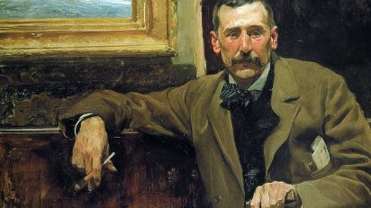 Joaquín Sorolla. Retrato de Benito Pérez Galdós. Original en la Casa-Museo Pérez Galdós (Cabildo de Gran Canaria).