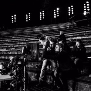 Łukasz Żal et Pawel Pawlikowski sur le tournage de "Cold War". Photo Łukasz Bąk.