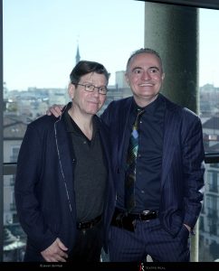 Robert Carsen, director de escena, y Joan Matabosch, director artístico del Teatro Real.