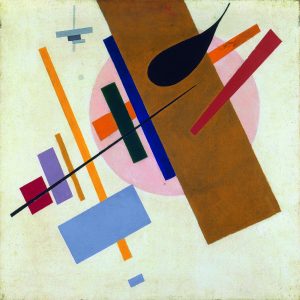 Kazimir Malévich. Suprematismo, 1915-1916. © Museo Regional de Arte de Krasnodar en Honor a F. A. Kovalenko, en colaboración con el Museo Estatal y Centro de Exposiciones ROSIZO.