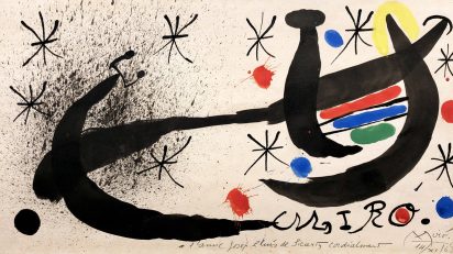 Joan Miró. Proyecto para el catálogo de la exposición 'Miró Barcelona', 1968-1969. Galería Jordi Pascual.