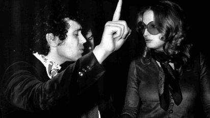 Lucio Battisti con Mina en 1973.