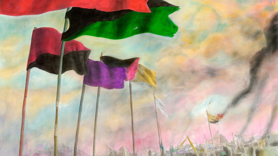 Ignacio García Sánchez, "Remaining Flags", 2018.