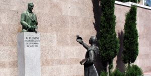 Homenaje de los toreros a Fleming en la plaza de toros de Las Ventas (Madrid).