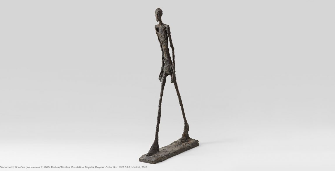 Hombre que camina II, 1960. Alberto Giacometti.