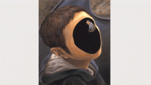 Tetsuya Ishida. Return Journey, 2003, Acrílico y óleo sobre lienzo, 45,5 x 38 cm, Colección particular.