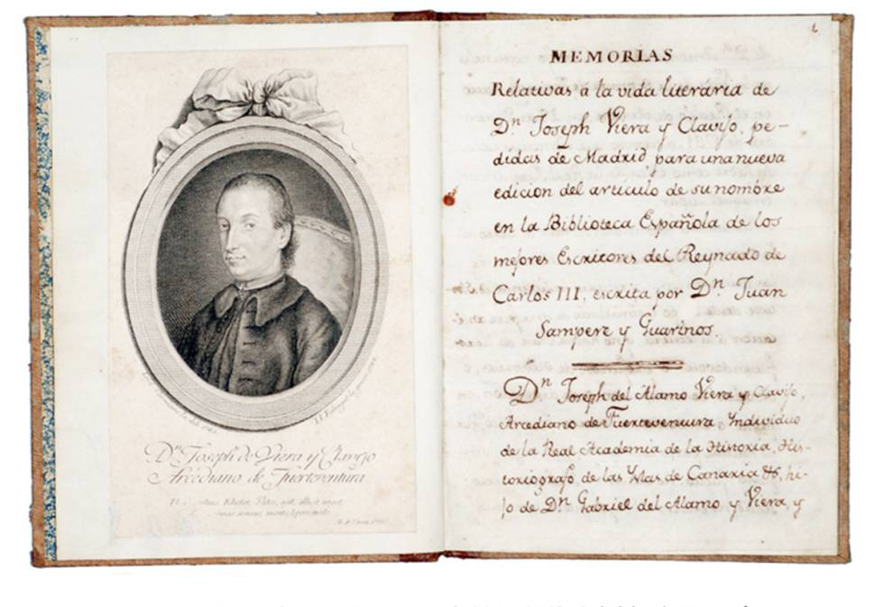 José de Viera y Clavijo: Memorias, [1806-1812]. Cabildo de Tenerife.