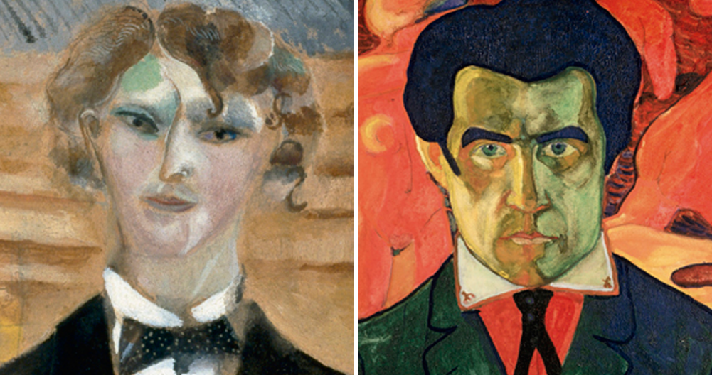 Retratos de Chagall y de Malévich / Fundación MAPFRE.