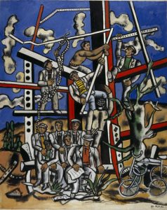 Fernand Léger / Étude pour "Les Constructeurs"; l'equipe au repos, 1950 _ National Galleries of Scotland © Fernand Léger, VEGAP, Valencia, 2019.