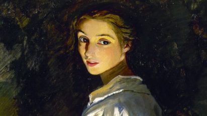 Girl with a candle (1911). Self portrait. Zinaida Serebriakova.