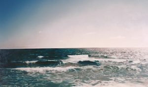 Gerhard Richter. Marina (Seestück), 1998. Óleo sobre lienzo. 290 x 290 cm. Guggenheim Bilbao Museoa. © Gerhard Richter, Bilbao, 2019.