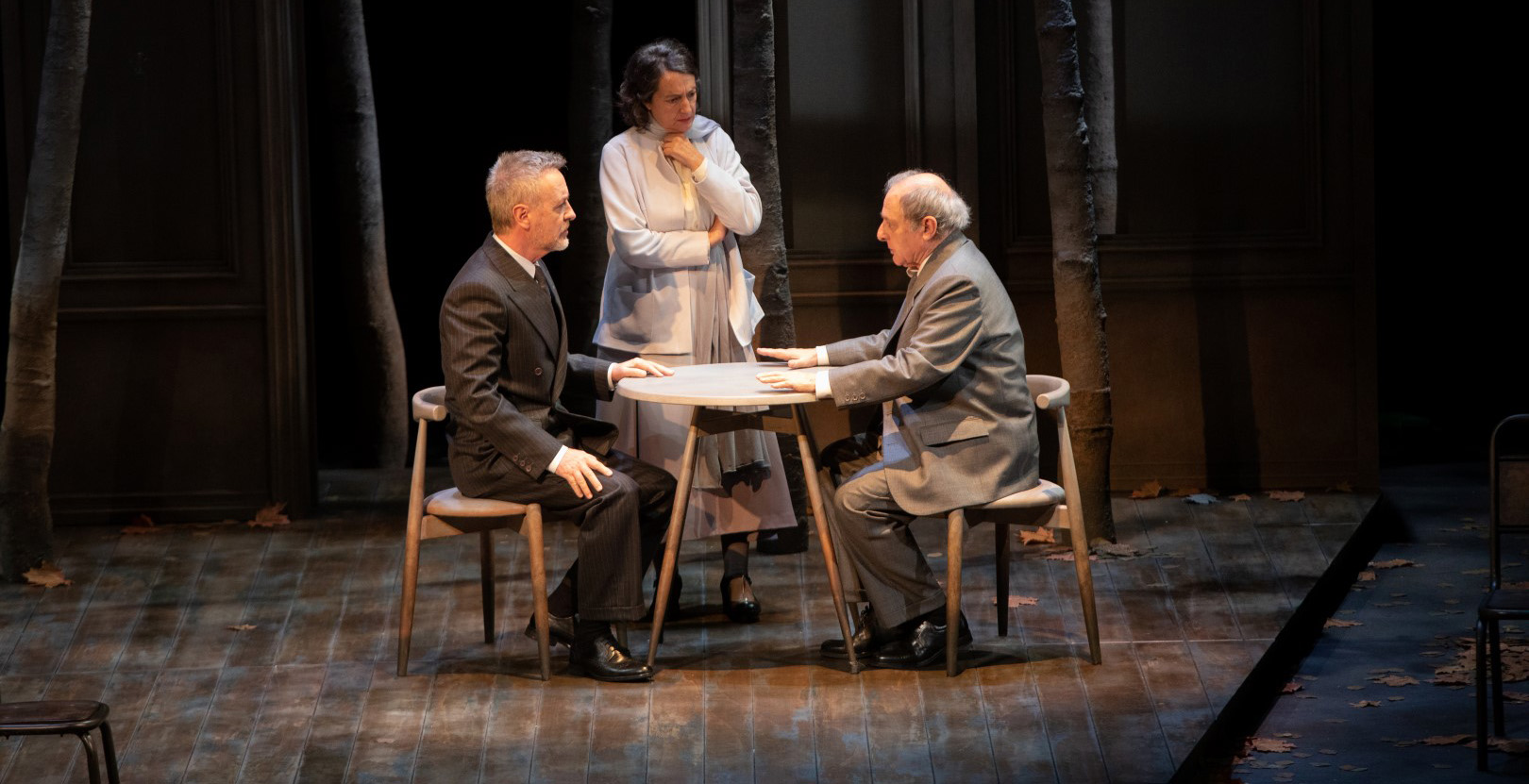 'Copenhague'. Con Emilio Gutiérrez Caba, Carlos Hipólito y Malena Gutiérrez ©Foto Marieta AVI.