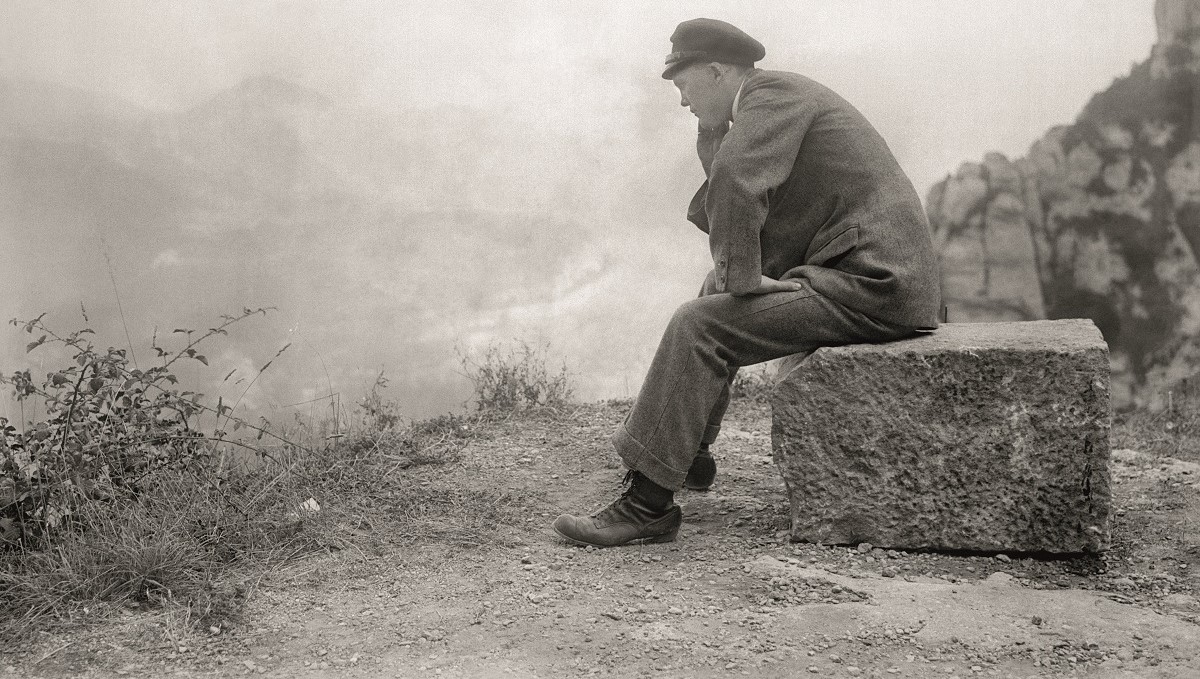Rodolfo Albasini. Autorretrato. Montserrat. Ca. 1914.