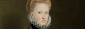 Sofonisba Anguissola, 'Retrato de la reina Ana de Austria' (detalle), 1573. © Museo Nacional del Prado.