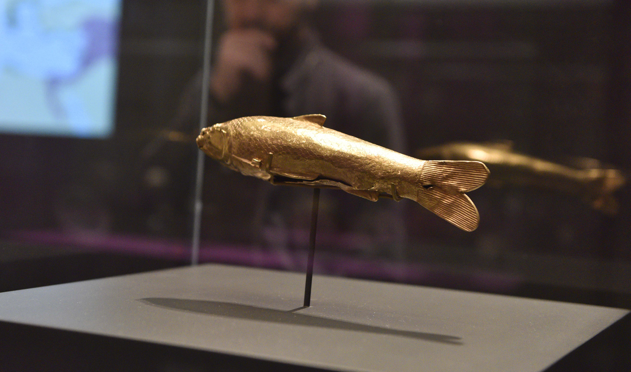 Frasco para aceite perfumado. Takht-i Kuwad (Tayikistán). 500–400 a.C.