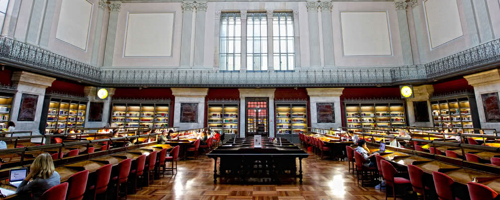 Sala de Lectura de la Biblioteca Nacional de España.