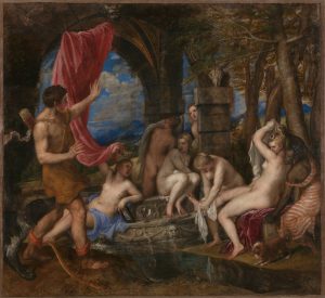 Diana y Actaeon. Tiziano. ©The National Gallery, London. 