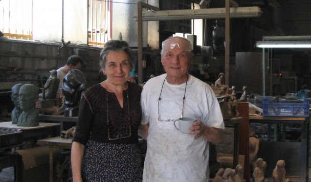 María Moreno con Antonio López.
