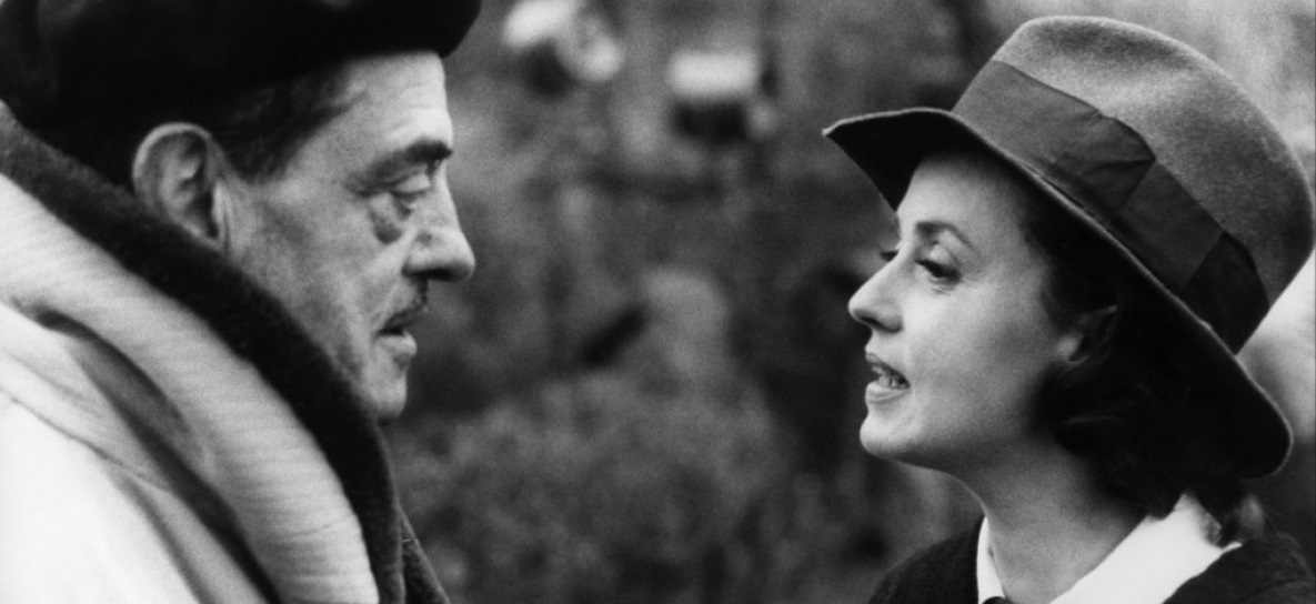 Buñuel con Jeanne Moreau en el rodaje de Le journal d'une femme de chambre (1964).