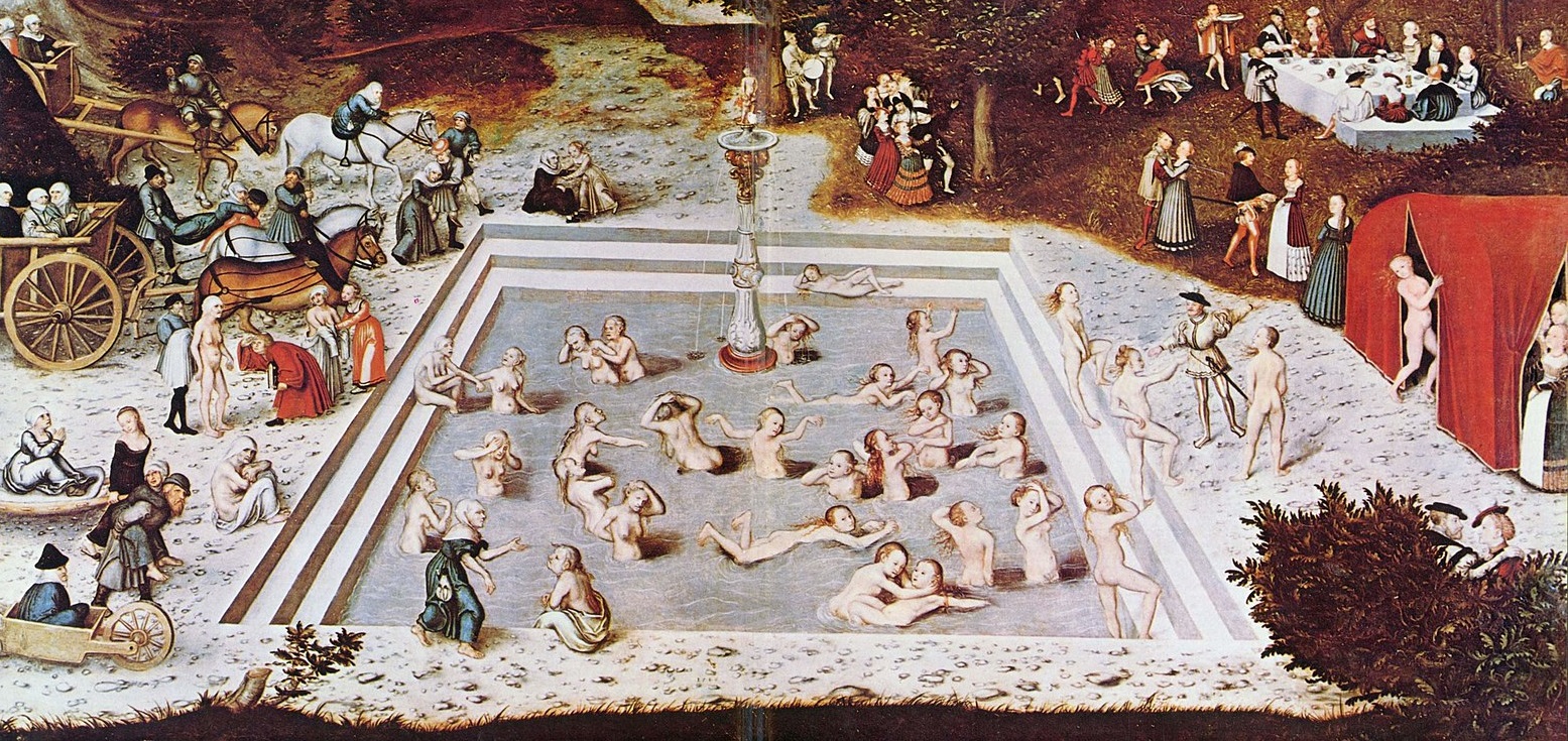 'La fuente de la juventud' por Lucas Cranach el Viejo.