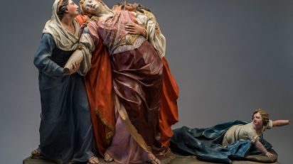 José Ginés. Tres mujeres y un niño. © Enrique Sáenz de San Pedro.