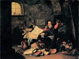 El alquimista. David Teniers el Joven.