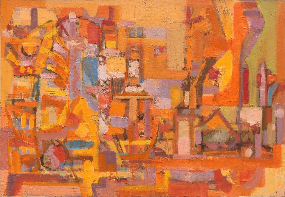 Orlando Pelayo. 'Peinture' (1956-58) Colección Familia de Orlando Pelayo.