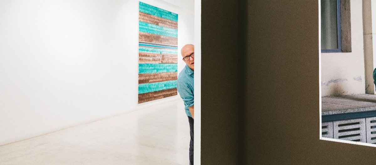 Galeria Joan Prats: Juan Uslé, BGW2019. Foto: Cecilia Díaz-Betz.