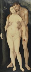 Adán y Eva, de Hans Baldung Grien. Museo Thyssen-Bornemisza.