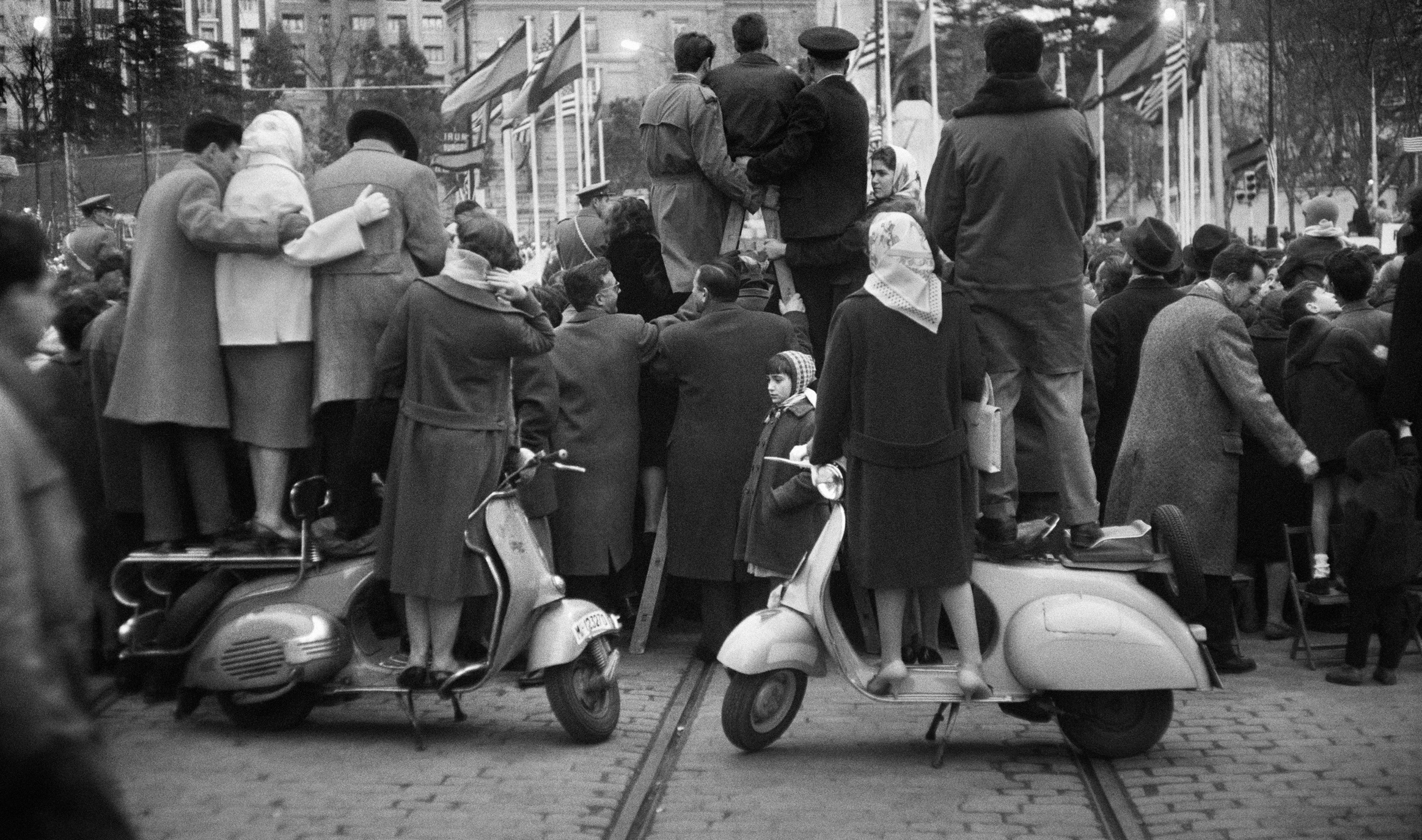 Ramón Masats. Visita del presidente Eisenhower. Madrid. 1959.