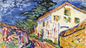 Erich Heckel. 'Casa en Dangast (La casa blanca)', 1908. Colección Carmen Thyssen-Bornemisza. © VEGAP, Madrid.