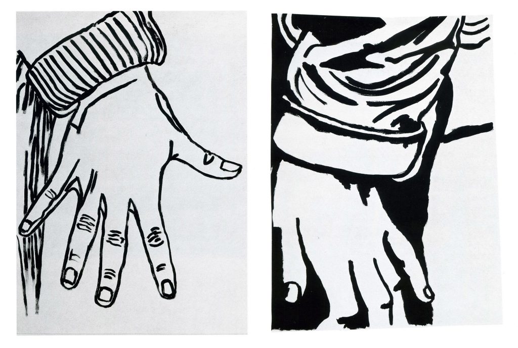 Serie: 'Juguemos a prisioneras'. Azucena Vieites. Dibujo. Acrílico sobre papel. 1992. Tamaño: 50 x 70 y 48 x 65 cm.