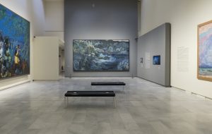 'La cala encantada' de Joaquim Mir permanecerá temporalmente donde se exhibió por primera vez.