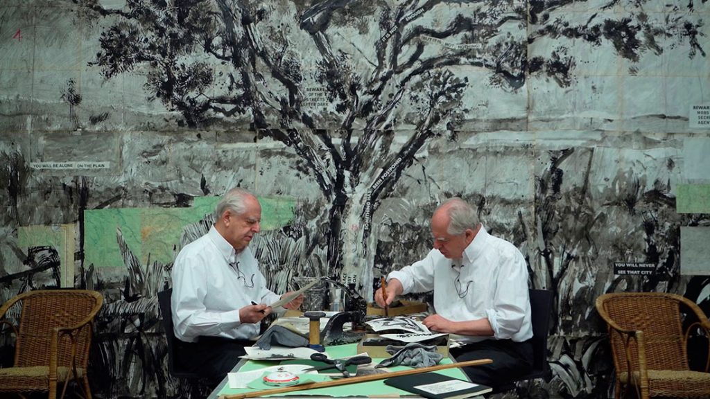 William Kentridge, 'Perseus and Sibyl', 2020, fotograma. Cortesía del artista. 