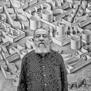 Exposición 'Guillermo Pérez Villalta. El arte como laberinto'. Fotografía del artista por Luis Daza.