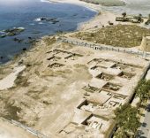 Panorámica de Baria (Villaricos) antes del desarrollo urbanístico actual.