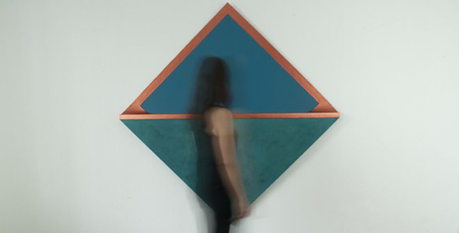 Silvia Lerín. 'Folded copper I' , 2020. 183,5 x 179,5 x 5 cm. Puxagallery.