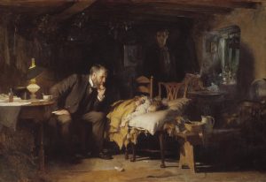The Doctor exhibited 1891 Sir Luke Fildes 1843-1927 Presented by Sir Henry Tate 1894 http://www.tate.org.uk/art/work/N01522.