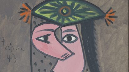 'Buste de femme 43'. Pablo Picasso. 1943. Donado por Aramont Art Collection de la familia Arango Montull a American Friends of the Prado Museum.