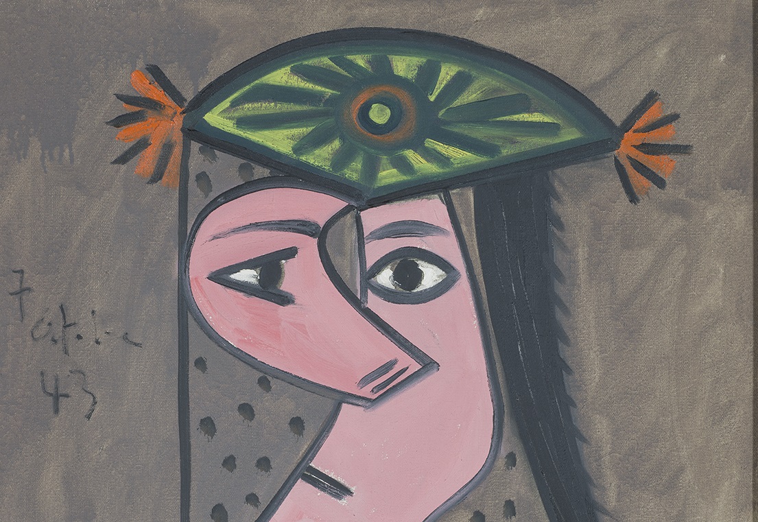 'Buste de femme 43'. Pablo Picasso. 1943. Donado por Aramont Art Collection de la familia Arango Montull a American Friends of the Prado Museum.