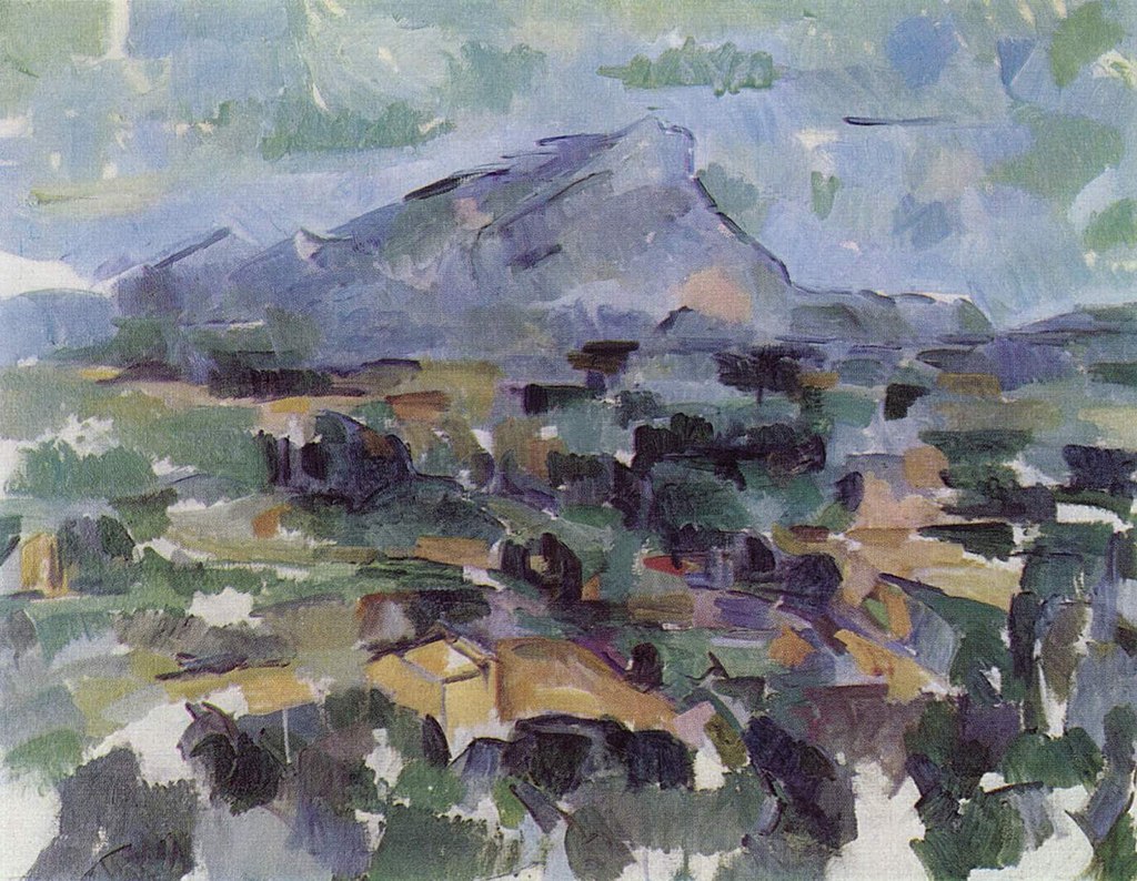 'La montaña Sainte-Victoire', 1905. De Paul Cézanne - The Yorck Project (2002).